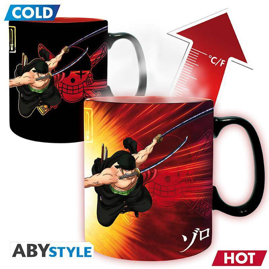 One Piece - Tasse mit Thermoeffekt Zorro & Sanji - 460 ml