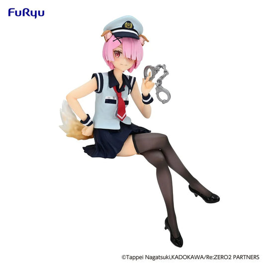 Re:Zero - Noodle Stopper Statue Ram Police Officer Dog - 16 cm - JPN
