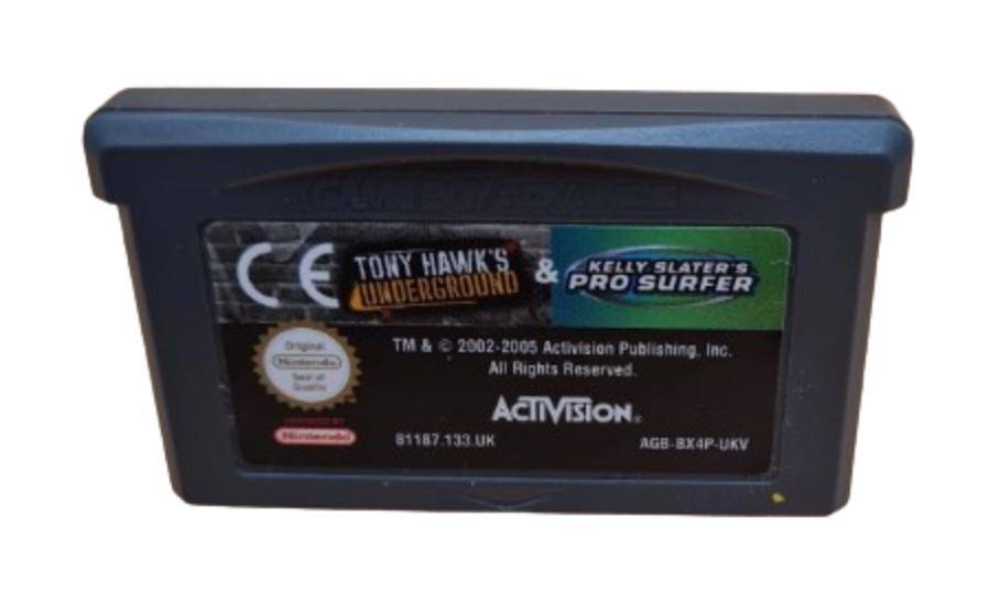 GBA - Tony Hawks Underground & Kelly Slater Pro Surfer - Nur Modul (Gebraucht)
