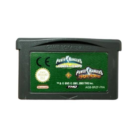 GBA - Power Rangers Time Force + Power Rangers Ninja Storm - Nur Modul (Gebraucht)