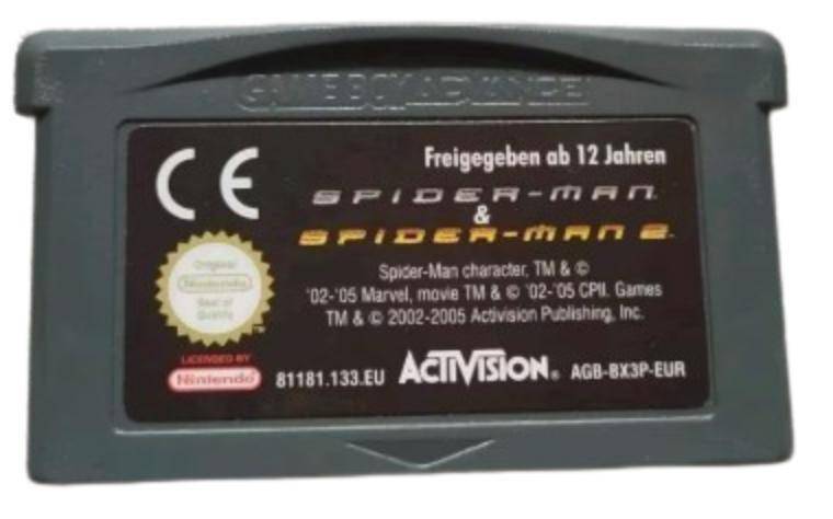 GBA - Spider Man & Spider Man 2 - Nur Modul (Gebraucht)