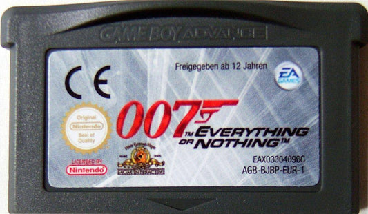 GBA - James Bond 007 Everything Or Nothing - Nur Modul (Gebraucht)