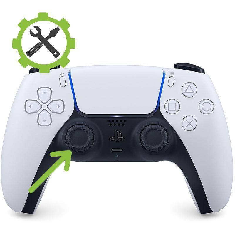 PS5 Reparatur - Original Controller - Linken Stick Drift richten