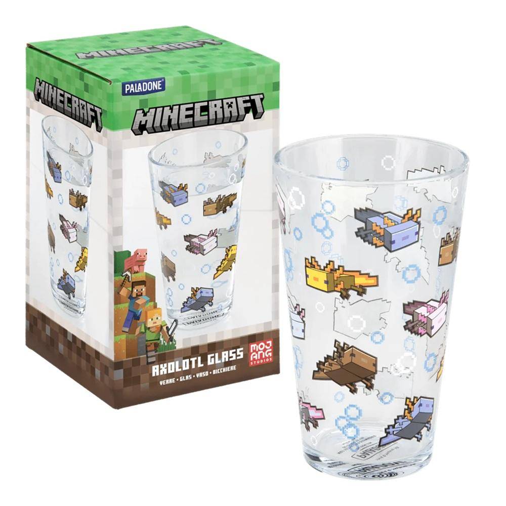 Minecraft - Glas Axolotl - 400 ml