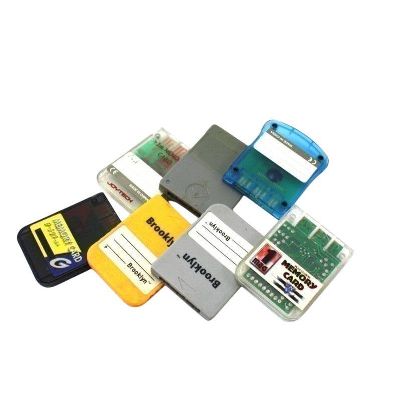 PS1 - Memory Card 1 MB - Verschiedene Dritthersteller (Gebraucht)