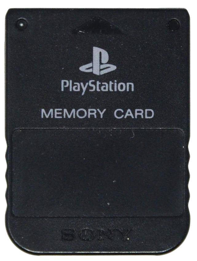 PS1 - Memory Card - Schwarz - 1MB (Gebraucht)