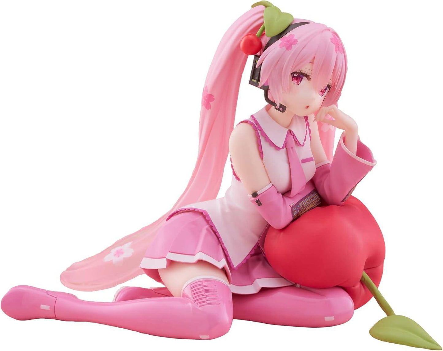 Hatsune Miku - Statue Sakura Miku (Cherry Cushion Ver.) - 13 cm