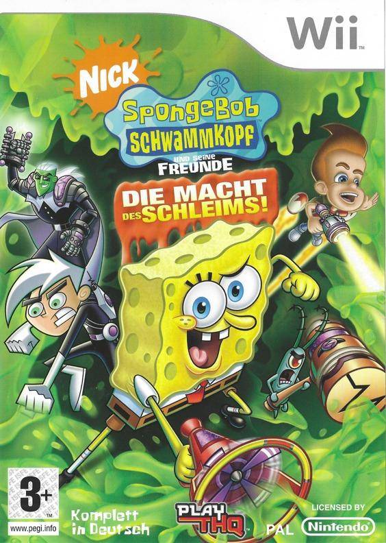 Wii - Spongebob Schwammkopf Und Seine Freunde Die Macht Des Schleims!(Gebraucht)