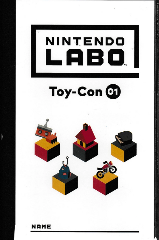 Switch - Nintendo LABO Toy Con 01 Variety Kit - Nur Software (Gebraucht)