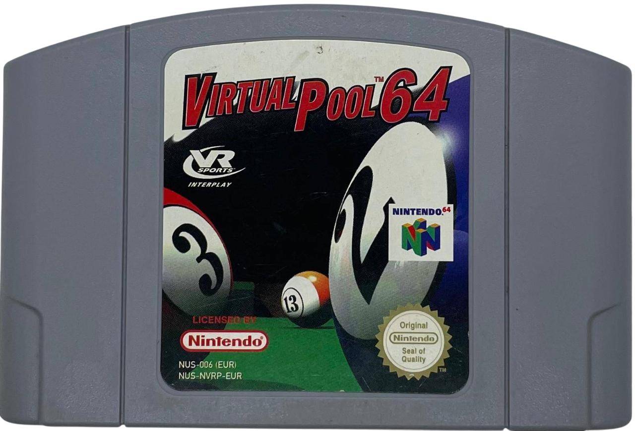 N64 - Virtual Pool 64 - Nur Modul (Gebraucht)