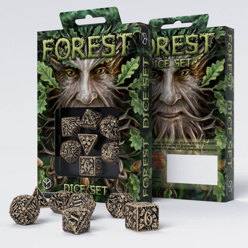 Q Workshop - Würfel Set RPG Forest - Savannah - 7