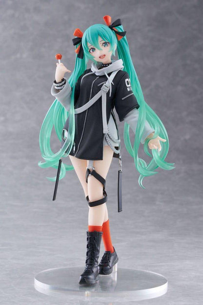 Hatsune Miku - Statue Hatsune Miku Punk - 18 cm