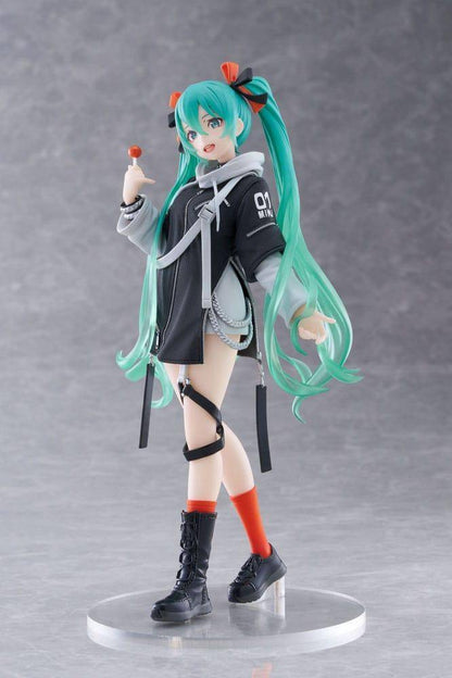 Hatsune Miku - Statue Hatsune Miku Punk - 18 cm