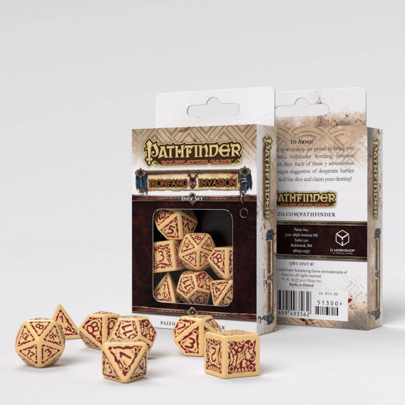 Q Workshop - Würfel Set RPG Pathfinder - Ironfang Invasion - 7