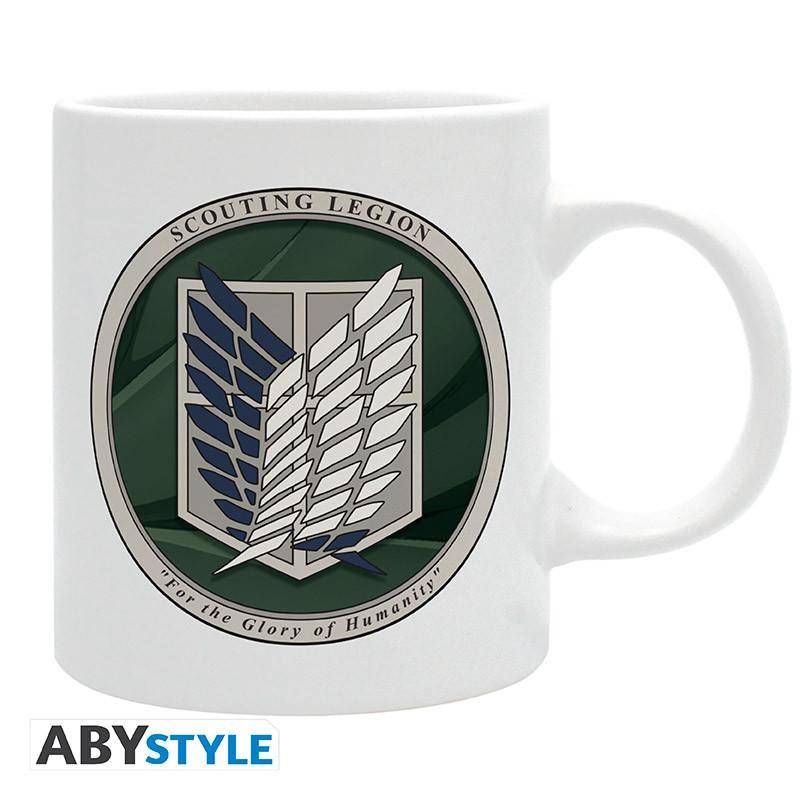 Attack on Titan - Tasse Wappen & Scouts - 320 ml