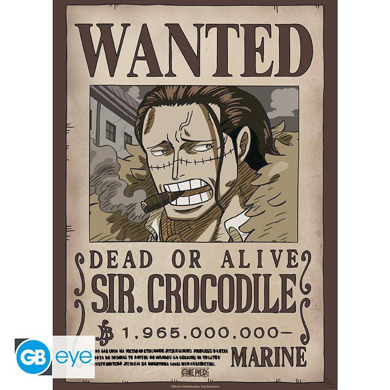 One Piece - Poster Doppelpack Crocodile & Mihawk - 52 x 38 cm