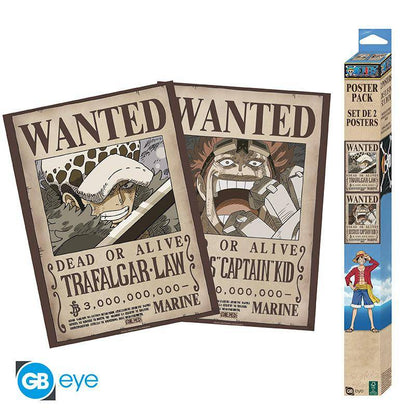 One Piece - Poster Doppelpack Law & Eustass - 52 x 38 cm