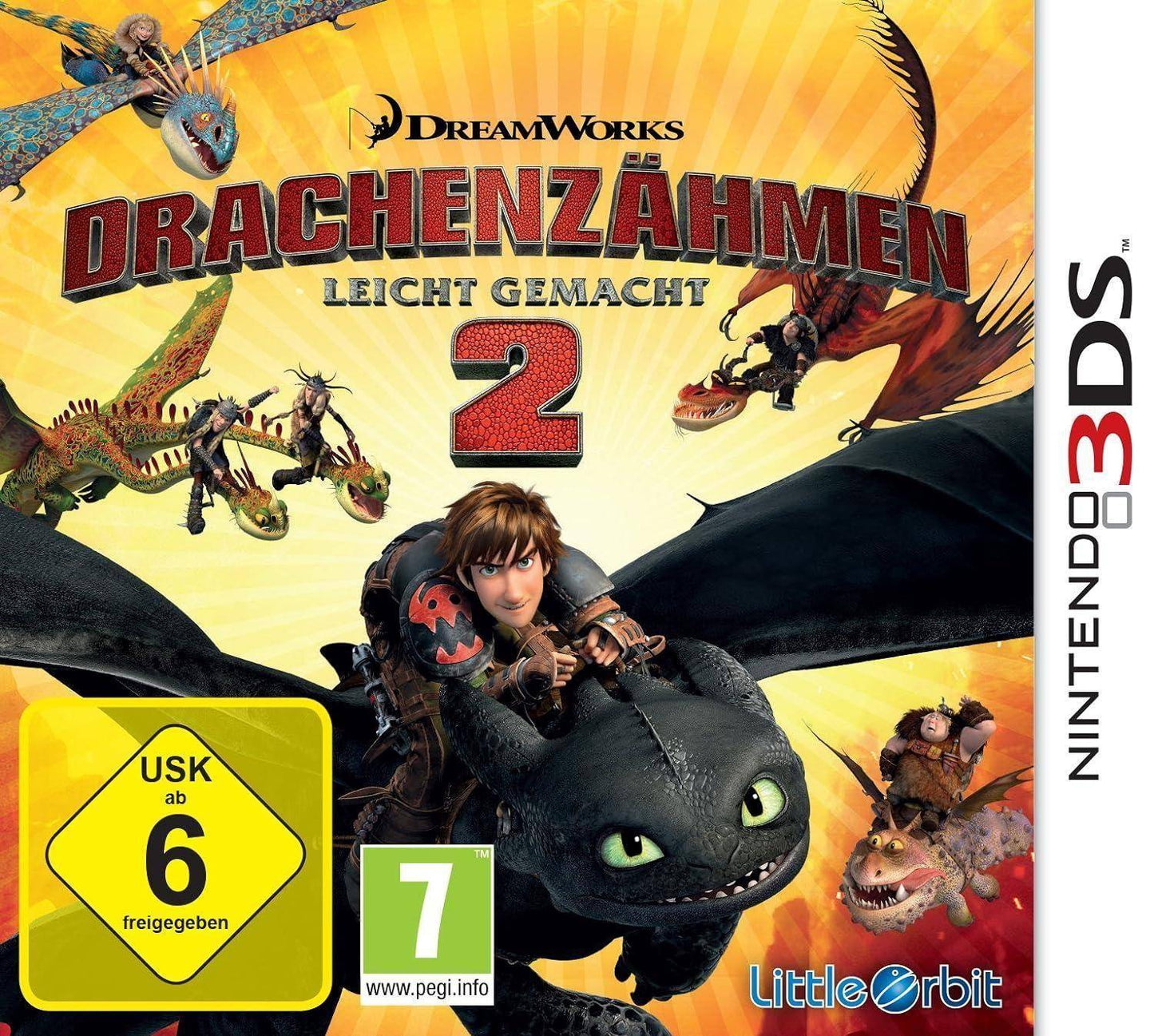3DS - Drachenzähmen Leicht Gemacht 2 - Nur Modul (Gebraucht)