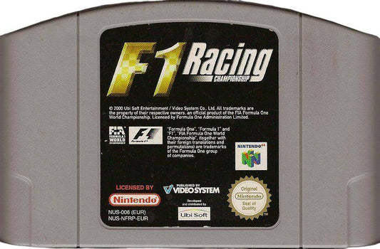 N64 - F1 Racing Championship - Nur Modul (Gebraucht)