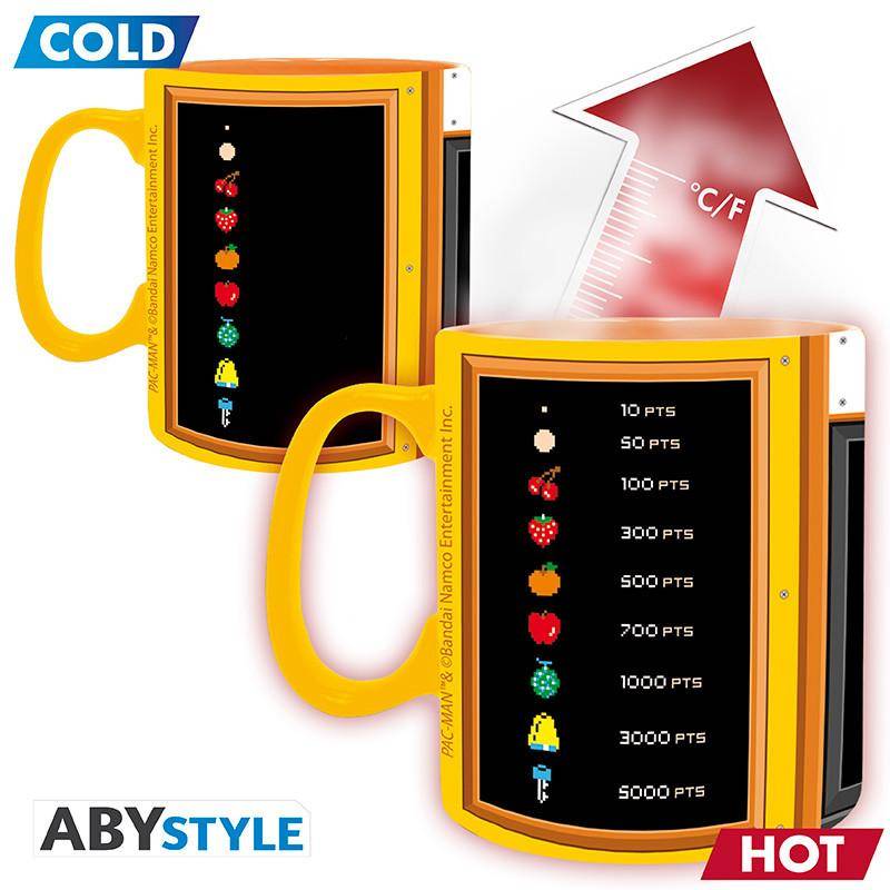 Pac-Man - Tasse mit Thermoeffekt Arcade - 460 ml
