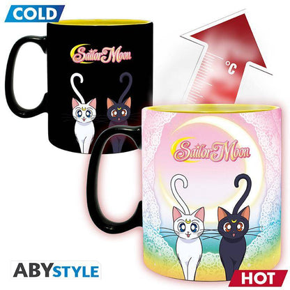 Sailor Moon - Tasse mit Thermoeffekt Gruppe - 460 ml