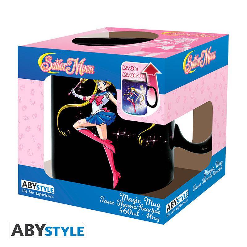 Sailor Moon - Tasse mit Thermoeffekt Gruppe - 460 ml