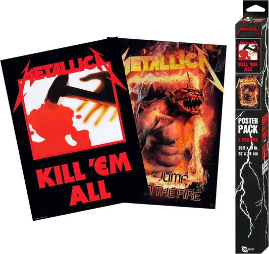 Metallica - Poster Doppelpack Kill'Em All & Fire Guy - 52 x 38 cm