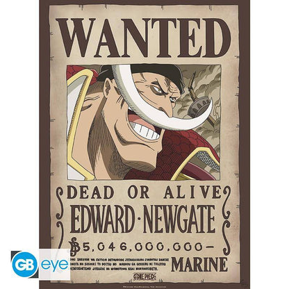 One Piece - Poster Doppelpack Wanted Roger & Whitebeard - 52 x 38 cm