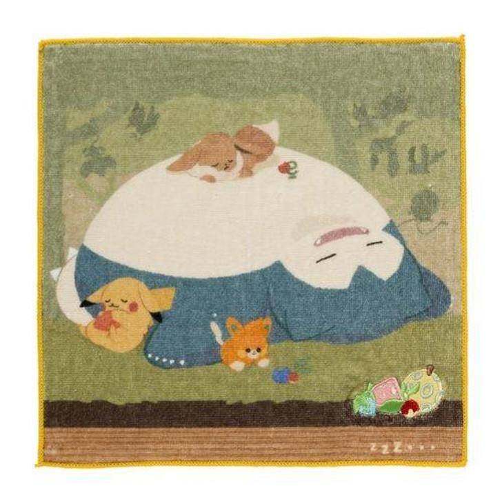 Pokémon - Handtuch Relaxo & Evoli - 25 x 25 cm