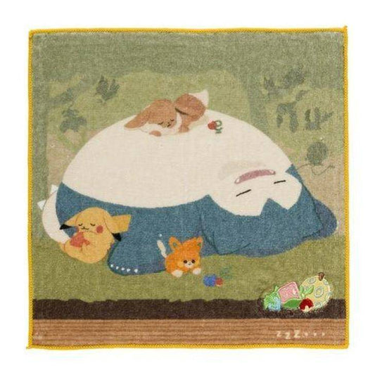 Pokémon - Handtuch Relaxo & Evoli - 25 x 25 cm