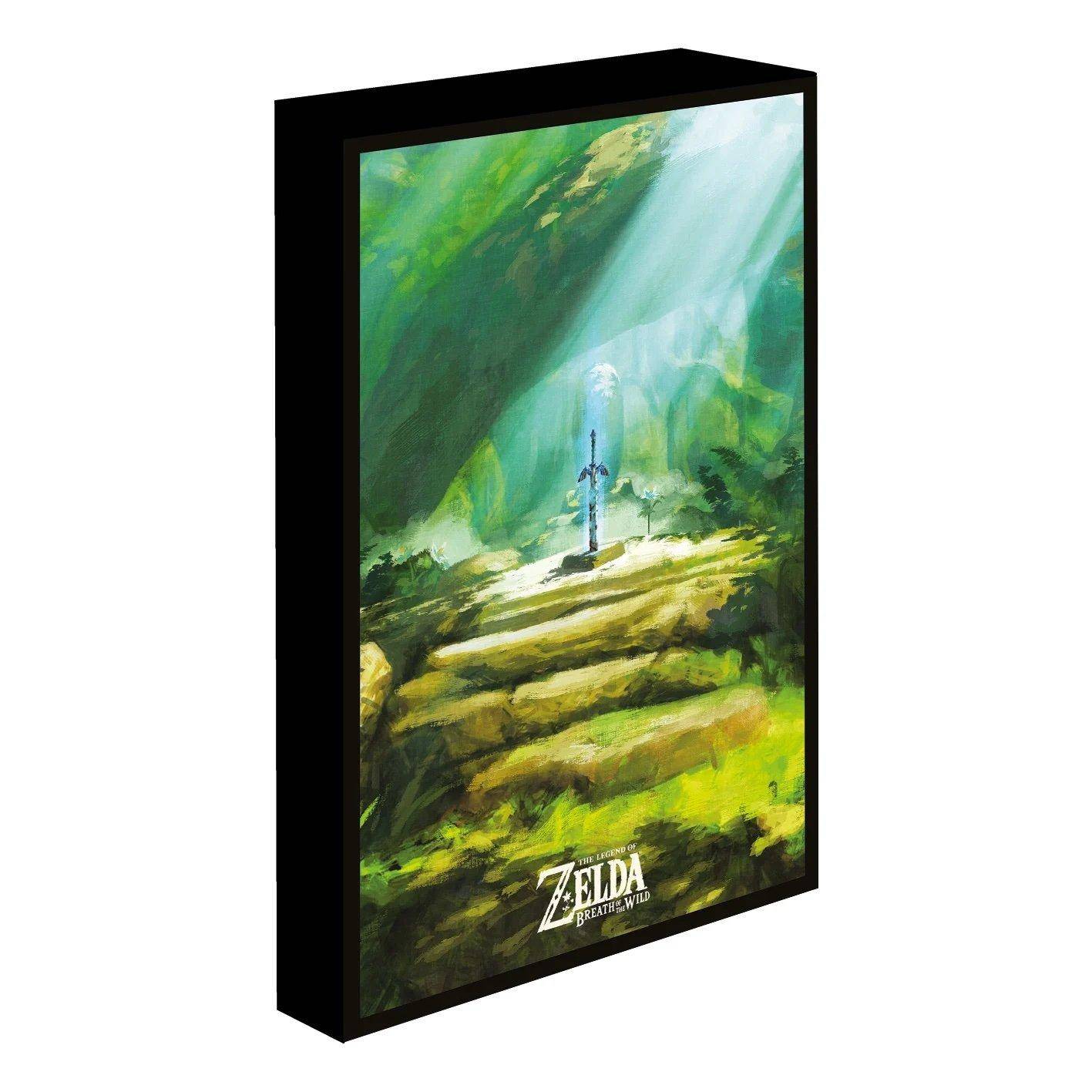 The Legend Of Zelda – Beleuchtete Leinwand The Legend Of Zelda Breath Of The Wild - 30 x 40 cm