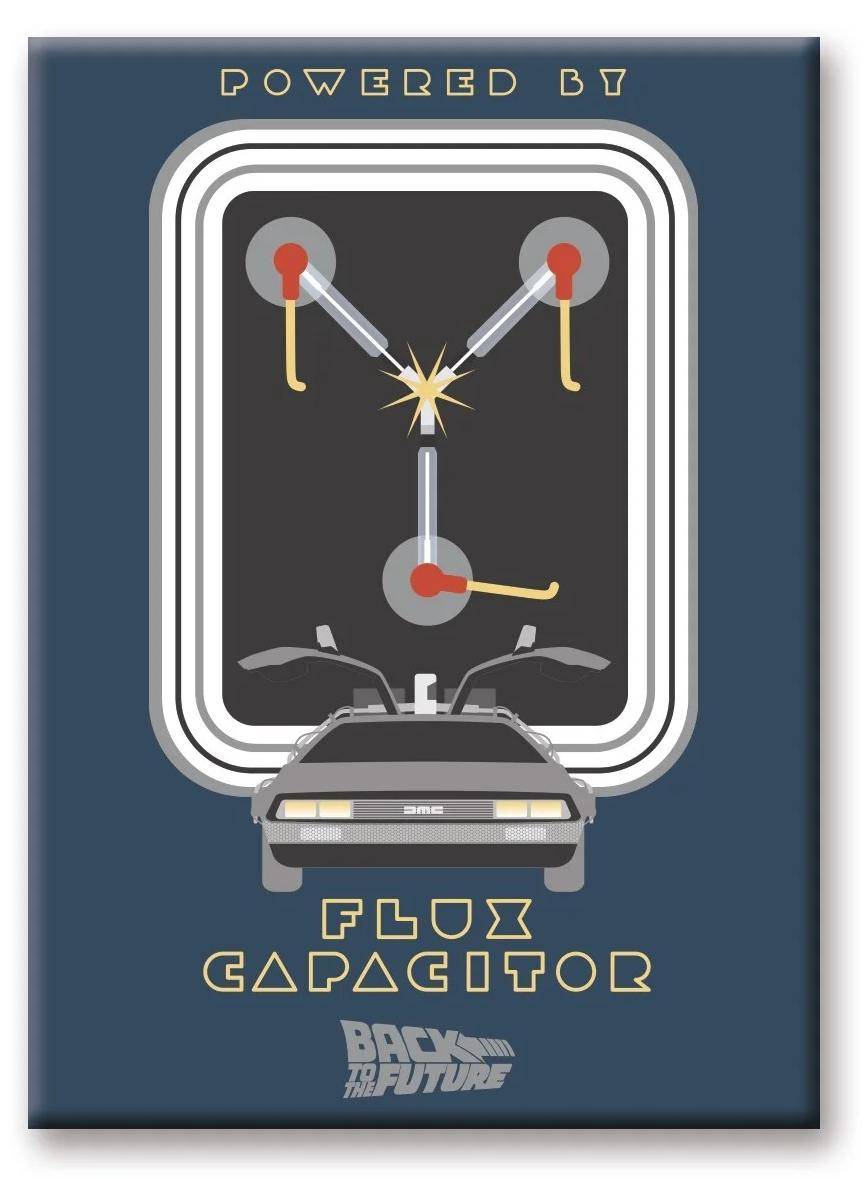 Zurück in die Zukunft - Magnet Flux Capacitor - 6,3 x 8,9 cm