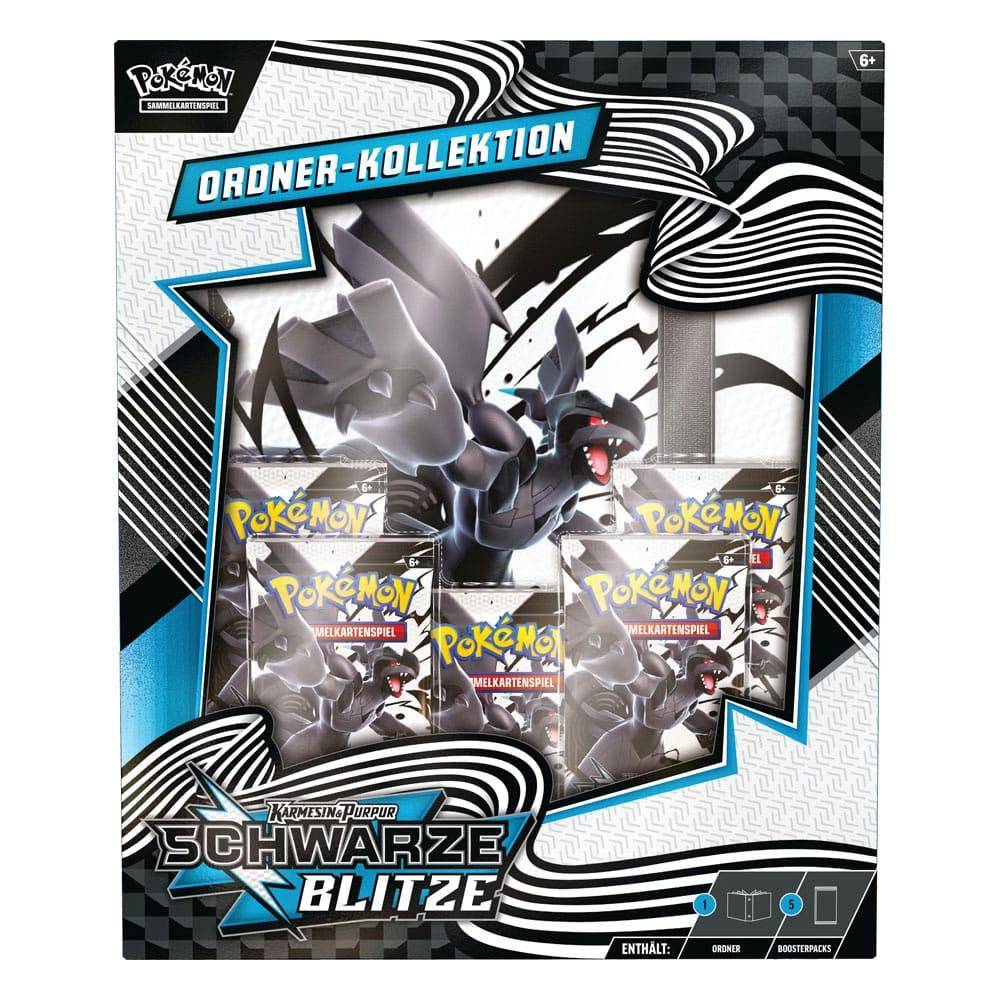 Pokémon - Ordner Kollektion Karmesin & Purpur: Schwarze Blitze - DE
