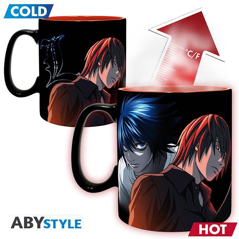 Death Note - Tasse mit Thermoeffekt L & Light - 460 ml