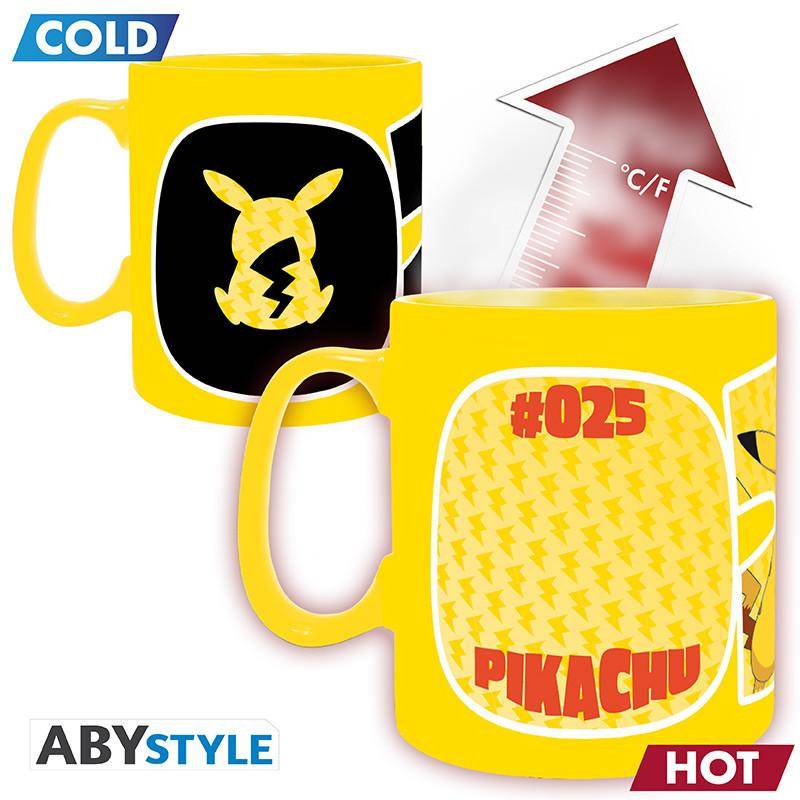 Pokémon - Tasse mit Thermoeffekt Pikachu 25 - 460 ml