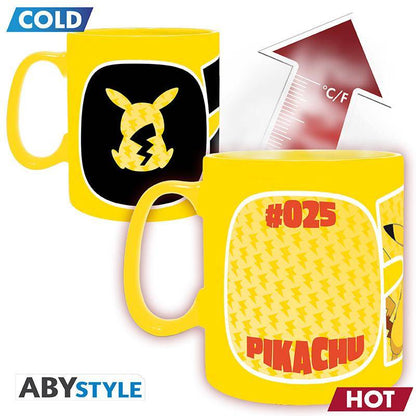 Pokémon - Tasse mit Thermoeffekt Pikachu 25 - 460 ml