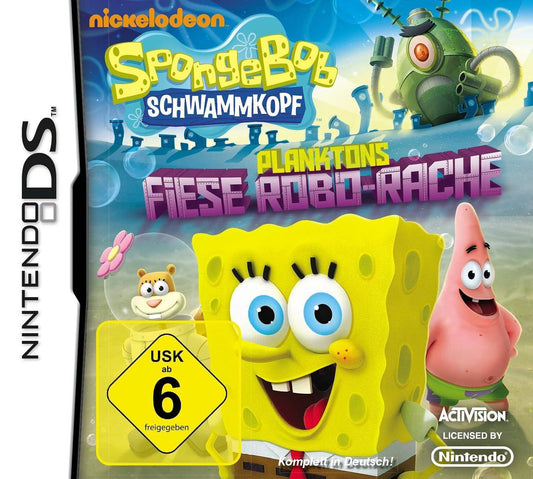 DS - Spongebob Schwammkopf Planktons Fiese Robo Rache (Gebraucht)