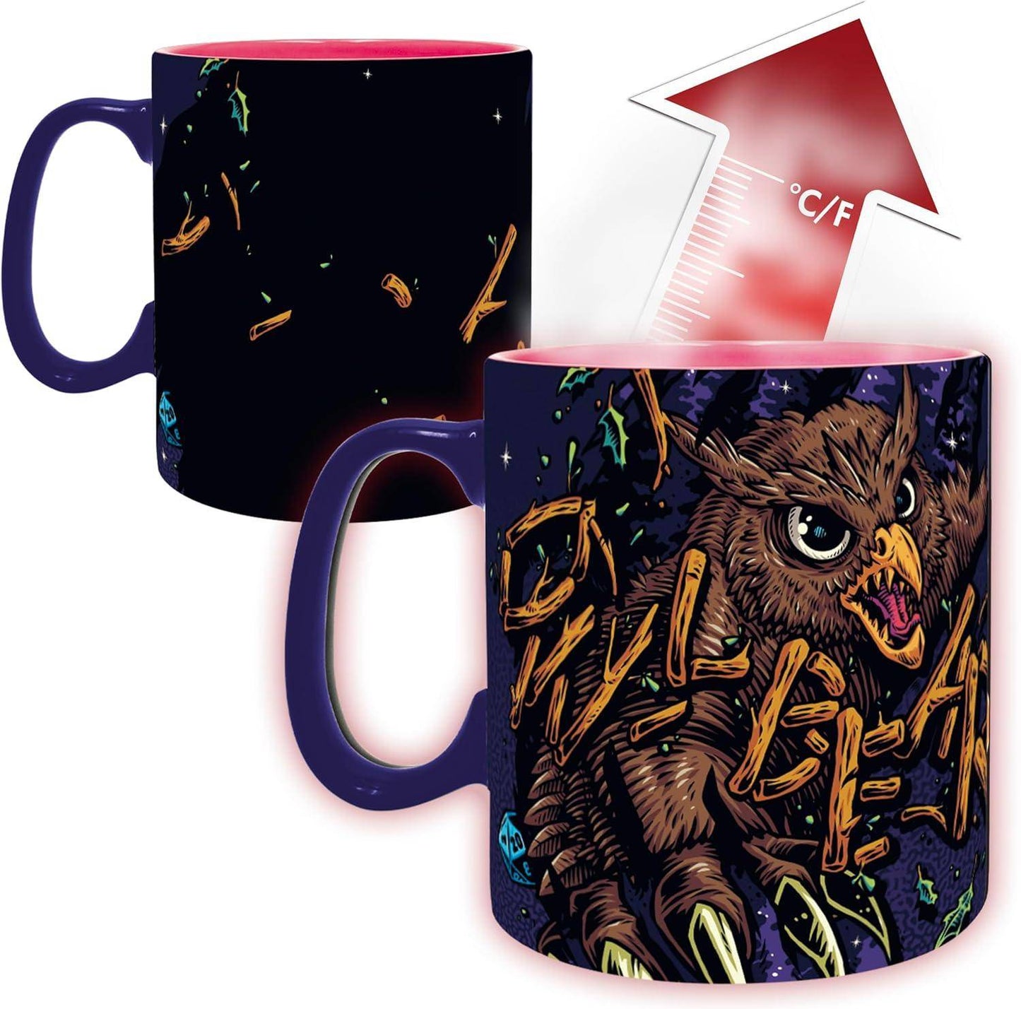 Dungeons & Dragons - Tasse mit Thermoeffekt Roll for Perception - 460 ml