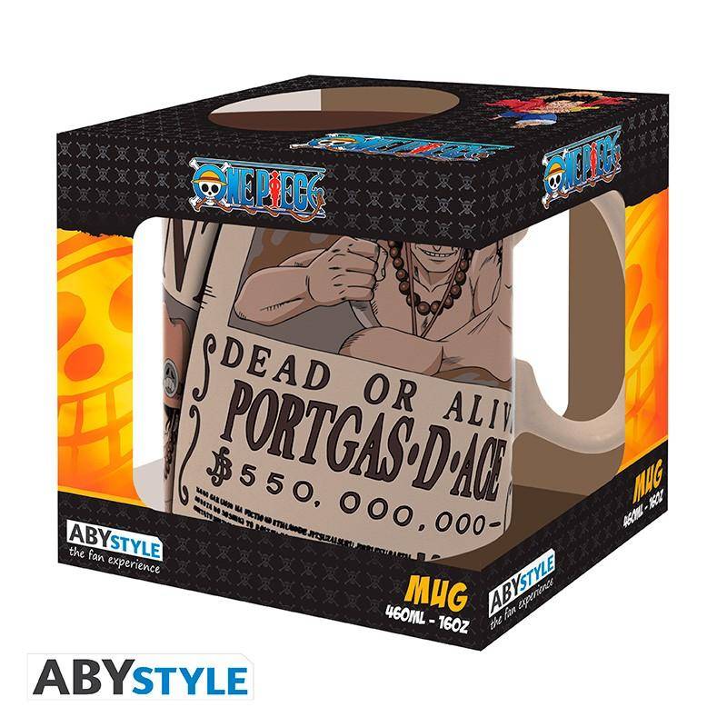 One Piece - Tasse Wanted Ace - 460ml