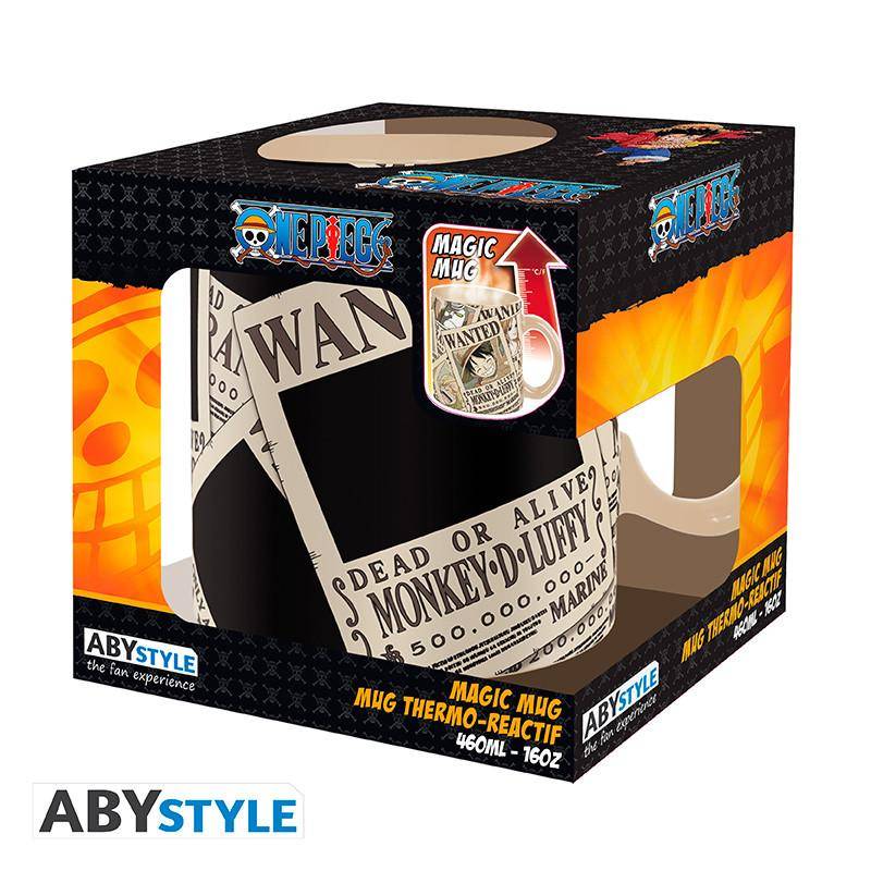 One Piece - Tasse mit Thermoeffekt Wanted - 460 ml