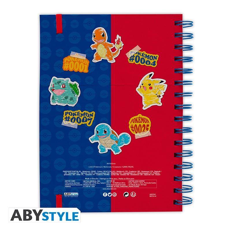 Pokémon - Notizbuch Starter - A5