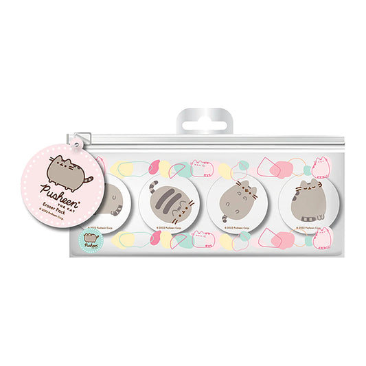 Pusheen - Radiergummi Set Blumen