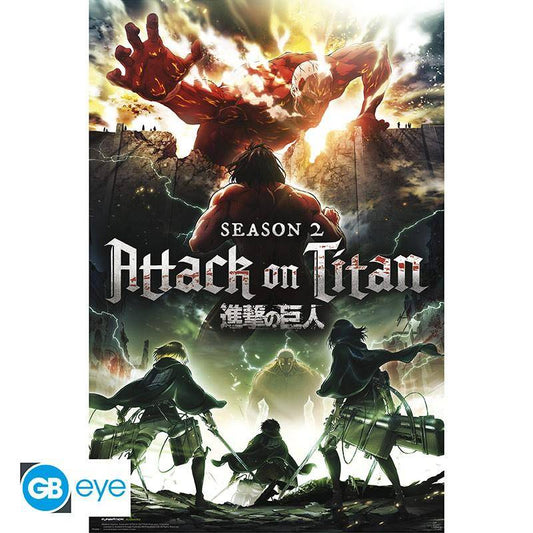 Attack on Titan - Poster Season 2 - 91,5 x 61 cm