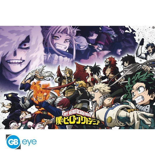 My Hero Academia - Poster Heroes vs Villains - 91,5 x 61 cm