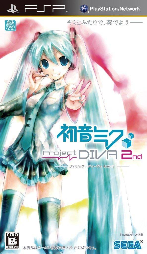PSP - Hatsune Miku Project Diva 2nd - Japanische Version (Gebraucht)