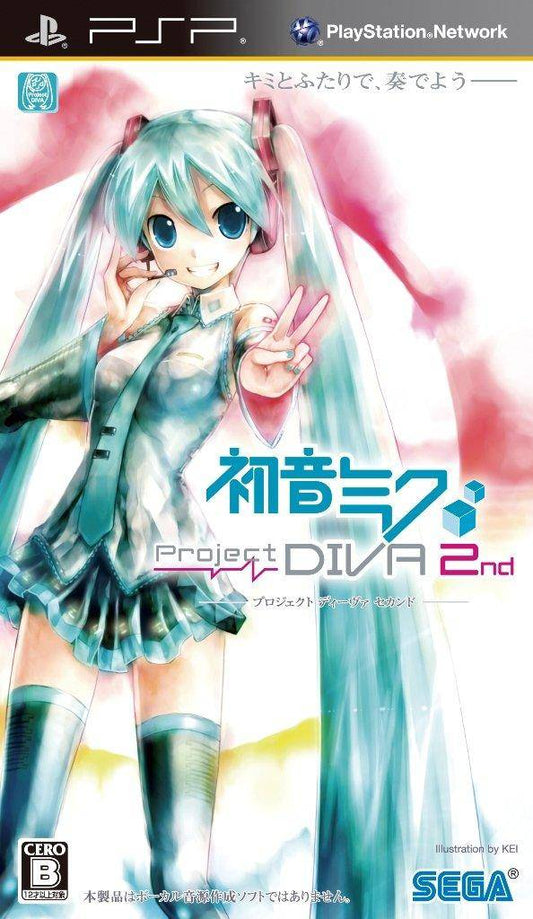 PSP - Hatsune Miku Project Diva 2nd - Japanische Version (Gebraucht)