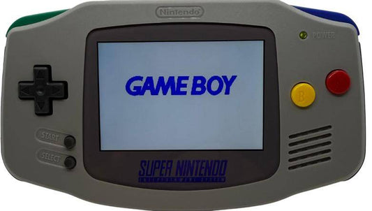 Game Boy Advance - Konsole mit IPS Display - SNES Design (Gebraucht)