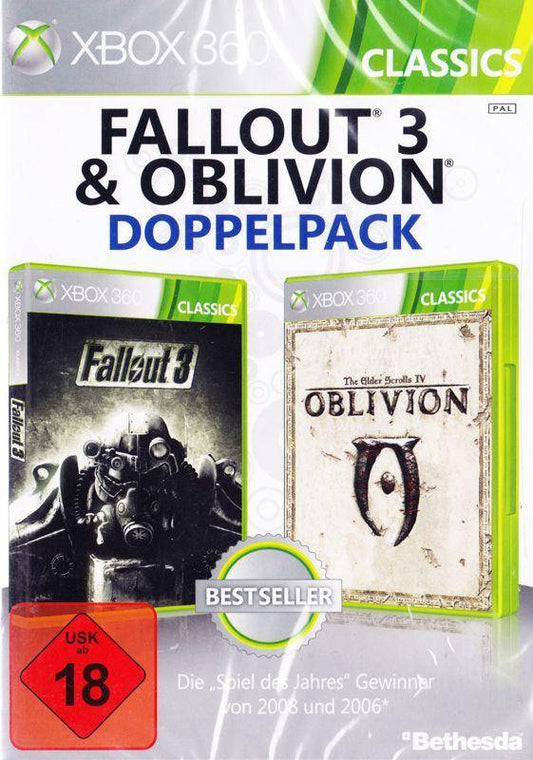 XBOX 360 - Fallout 3 & The Elder Scrolls 4 Oblivion (Gebraucht)