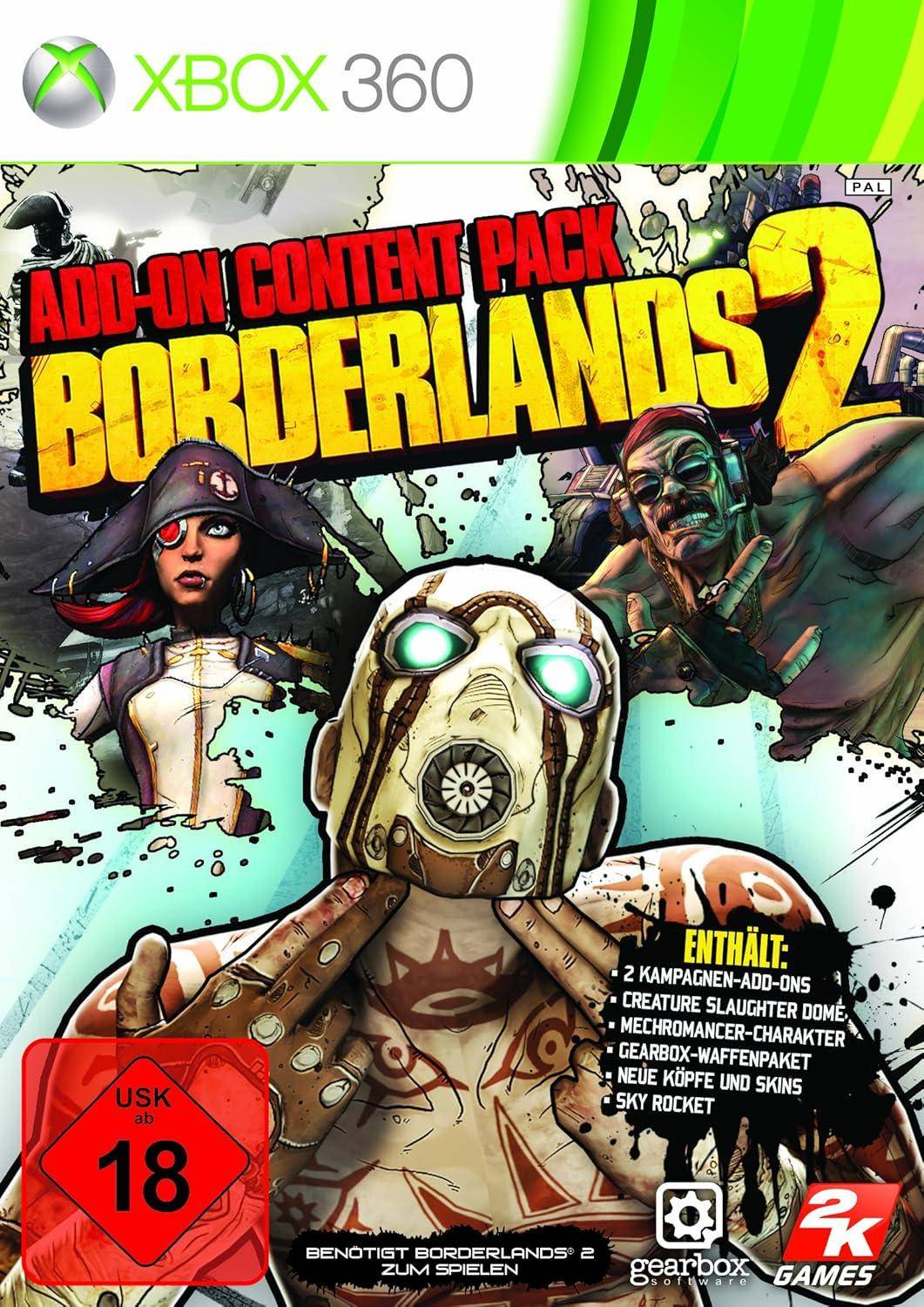 XBOX 360 - Borderlands 2 Add On Content Pack (Gebraucht)