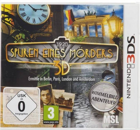 3DS - 1920 Spuren Eines Mörders - Nur Modul (Gebraucht)